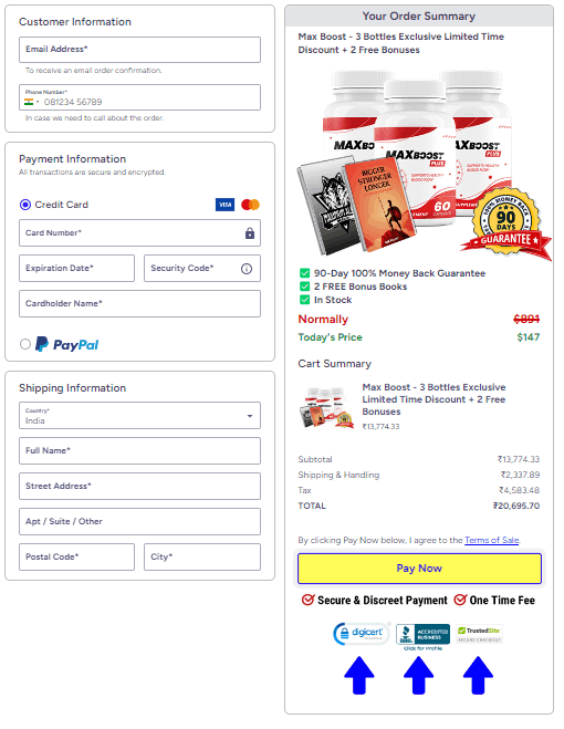 max boost pricing